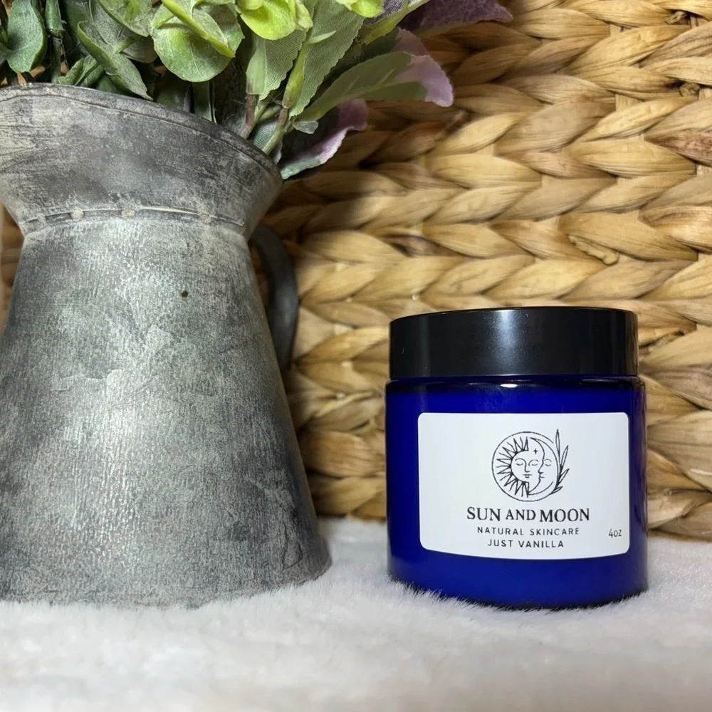 Vanilla Tallow Balm by Sun and Moon Skincare 4oz Jar